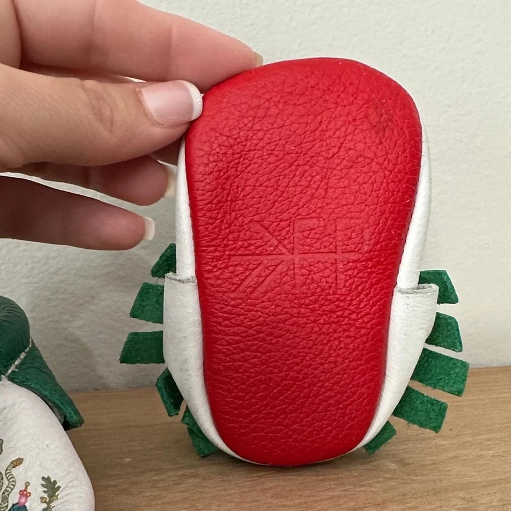 Freshly Picked Mexican Flag moccasins